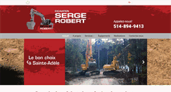 Desktop Screenshot of excavationsergerobert.com