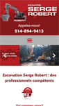 Mobile Screenshot of excavationsergerobert.com